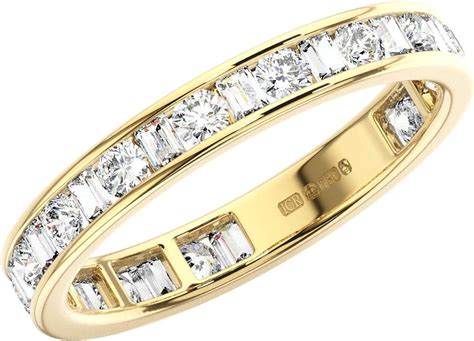 Amazon.com: Channel Set Eternity Ring